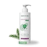 REMEDIA ONE – Detergente Intimo Uomo e Donna con Tea Tree Oil, Sapone Intimo Antibatterico Naturale, Delicato Attivo pH 3.5, Uso Quotidiano – 500 ml