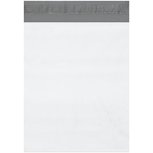 Poly Mailer Envelopes, 13" X 16" X 2", White, Self-Seal With Tear Strip, Gusseted, Waterproof And Puncture Resistant, For Shipping Bulky Items, Books And Catalogs, Pack Of 100 #TOP1