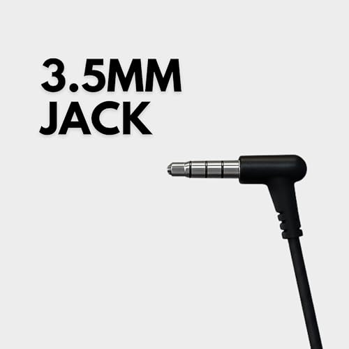 Image of Loud Pro Wired Earphone with Powerful HD Mic for Clear Sound, in-Line Volume Controller & Noise Cancellation Compatible with only 3.5mm Jacks in Mobiles- Black