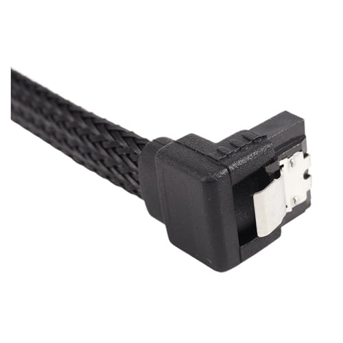 Cable de datos SATA 3.0 50 cm ángulo derecho 6Gb/s rojo miniatura 6