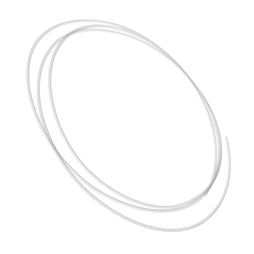 Image of Othmro 1Pcs 3.28ft Length PTFE Teflon Bowden Tube, 0.04inch ID x 0.06inch OD Milky White Connector Tubing, Printer Teflon Tube PTFE Tubing for 3D Printer Transportation of Gelatin, Pectin