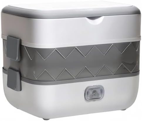 Miniatura 10 de 200w eléctrico calentado fiambrera portátil multifuncional Bento Box contenedor de alimentos con diseño de mango enchufe de EE. UU