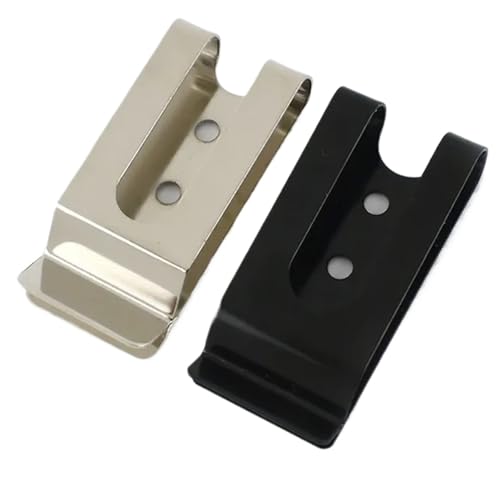 50 hebillas de metal de doble agujero con tornillos de 8mm para cinturones