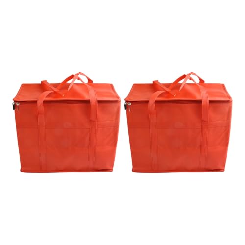 NiuLumea Bolsas aisladas para comestibles, 41 x 33 x 23 cm, juego de bolsas térmicas para compras de alimentos, picnics, salidas a la playa, plegables y reutilizables para bolsa de aislamiento