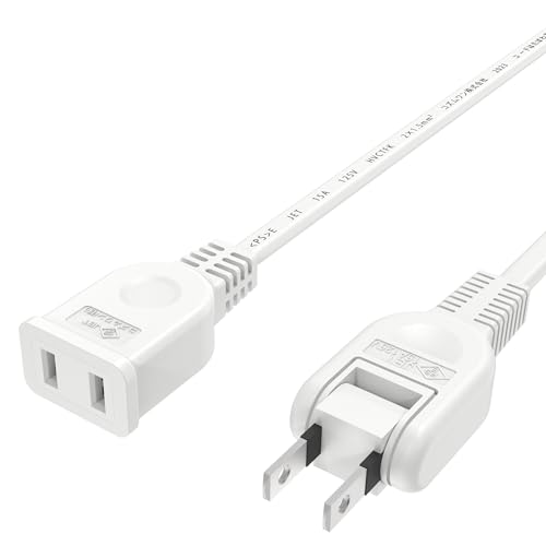 延長コード 7m 電源延長コード 1口 トラッキング 火災予防 スイングプラグ 薄型 すっきり配線 ホワイト 白 15A 1500W 難燃性 耐寒 耐熱 ソフト 電源タップ 電源コード 延長ケーブル 電源ケーブル ACアダプター コンセント 電源増設 二重被覆 省スペース 家庭用 オフィス用 RoHS指令対応 ちょっとコード (1