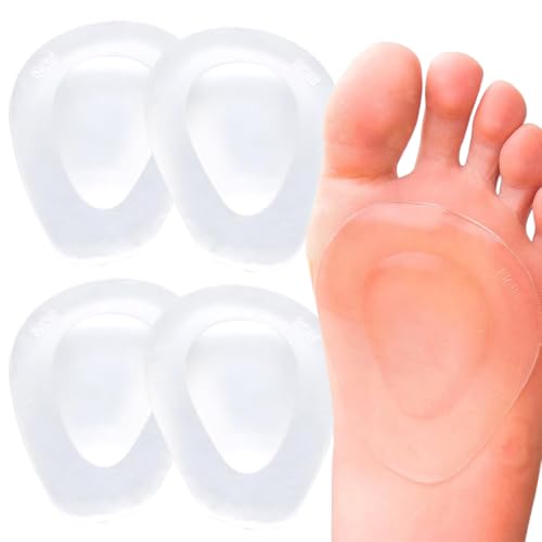 4 piezas almohadillas metatarsianas para plantillas de gel para bola de pie para almohadilla metatarsiana