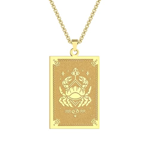Collier d'anniversaire Cancer pour femme | Idée cadeau bijou de couple