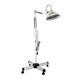 DNYSYSJ Infrared Heat Lamp, 110V 250W Far Infrared Mineral Heat Lamp, Single Head Infrared Light, Pain Relief Device for Body Face