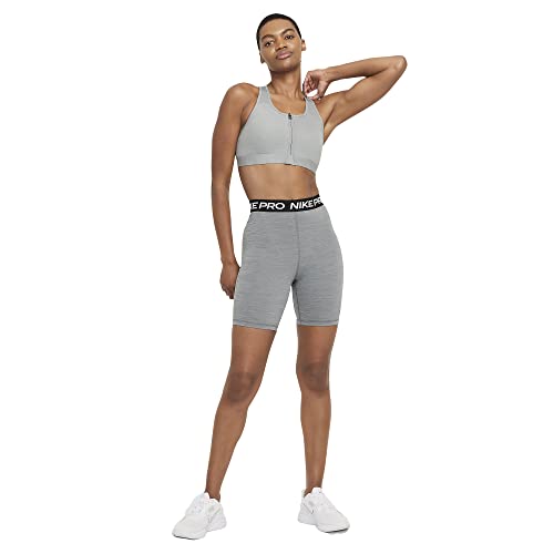 Nike Swoosh Women’s Medium-Support Padded Zip-Front Sports Bra (As1, Alpha, M, Regular, Regular) Grey #TOP5