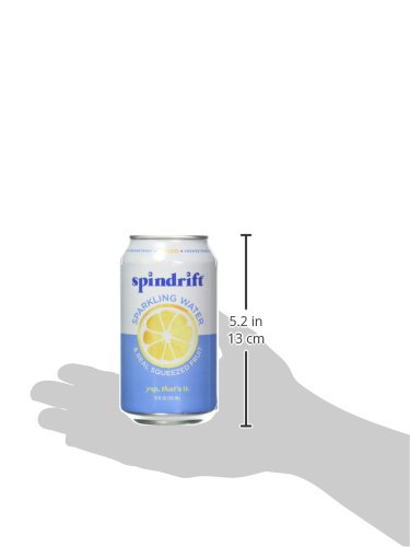 Spindrift Sparkling Water, Lemon, 12 fl oz - Thumbnail 3