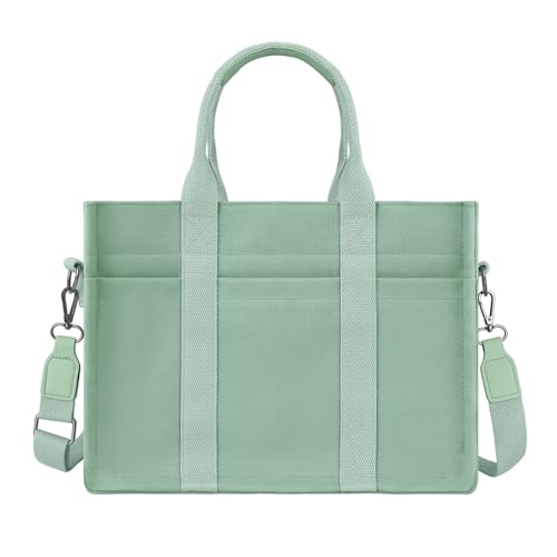 FIORETTO Canvas Tote with Zipper