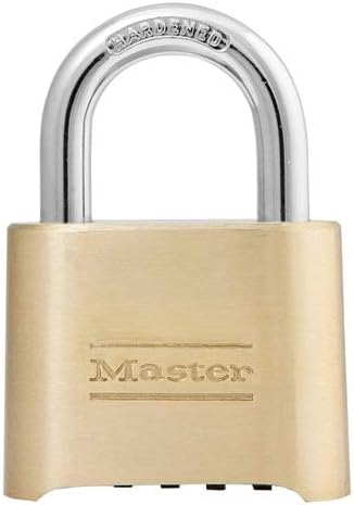 Master Lock 175, Combination Padlock Only (no Key is Included) (Pack of 12 pcs)