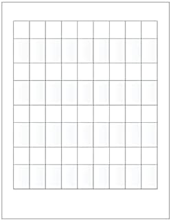Laser Printer Sheet Labels – 0.5” W x 0.37” H Label Size – 156 Labels Per Sheet – 10 Sheets/Pack – Polyester Sheet – Printable Labels