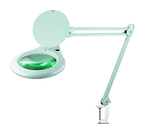 ProMagnify Adjustable Arm 2.25X Magnifier Lamp 84 SMD LED - 7-inch Lens - 5-Diopter