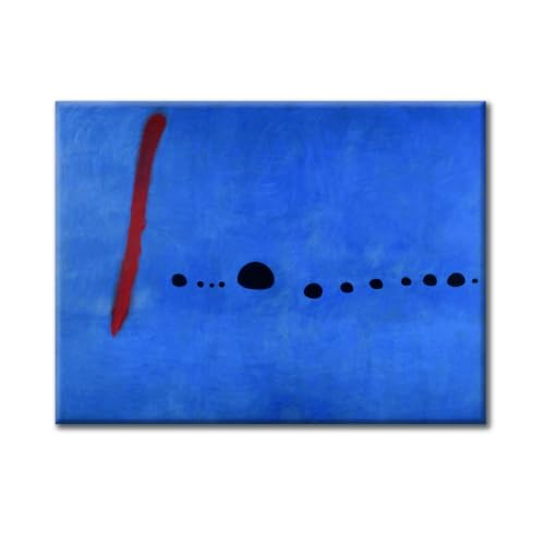 LABORATORIO 102 Quadro su Tela Joan Miro Blu II (50x70