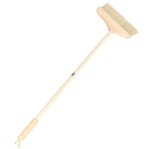 Vaguelly Zimmerbesen Mit Langem Griff Tragbarer Besen Für Innenräume Abnehmbarer Reinigungsbesen Mit Weichen Borsten Effektives Entfernen Von Staub Und Haaren