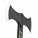 ESTWING Double Bit Axe - 38 oz Wood Spitting Tool with Forged Steel Construction & Genuine Leather Grip - EDBA