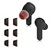 kwmobile 6X Replacement Ear Tips Compatible with JBL Tune 230 NC TWS / T230NC - Silicone Tips for Earphones - Black