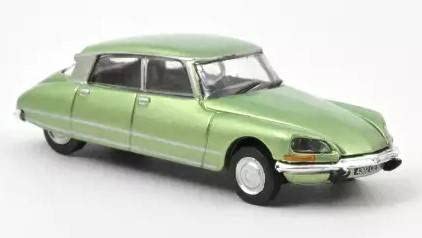  MODELLINO IN SCALA COMPATIBILE CON CITROEN DS 23 1972 GREEN METALLIC 1:87 NOREV NV157086