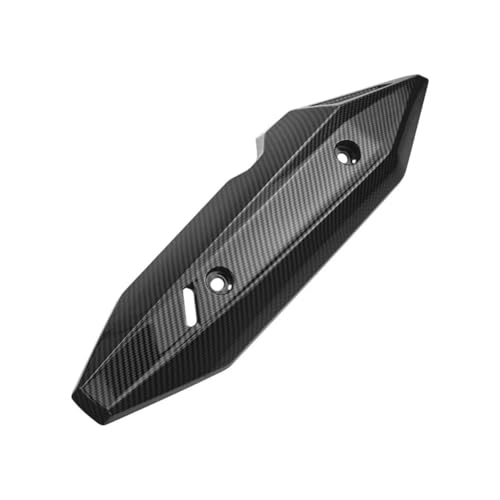 Protection silencieux moto : bouclier thermique d'chappement en carbone universel