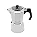 ROSSETTO Cafetière italienne express en Aluminium - Couvert transparent (6 Tasses)