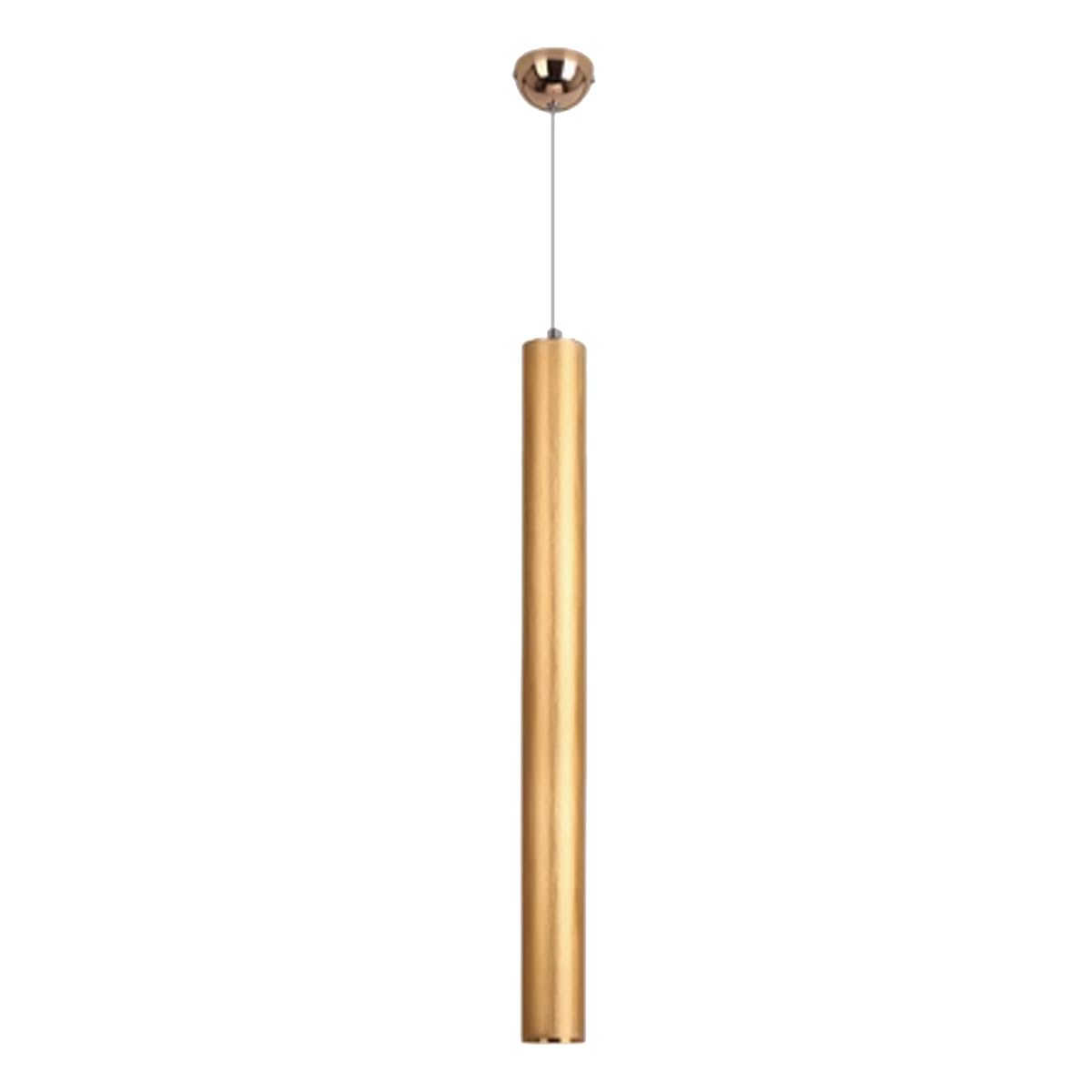 SXECAEPS Pendant Lamps Nordic Hanging Lamp Gold Long Tube Creative Anti-rust Aluminum Chandelier Downlights 5W Cylinder Droplight Spotlight for Living Room Bedroom Hallway