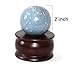 Jet International Angelite Gemstone Ball 2 Inch – Natural Angel Stone Sphere for Healing, Meditation, Chakra Balancing, Reiki, Spiritual Decor, Calming Energy Crystal Gift
