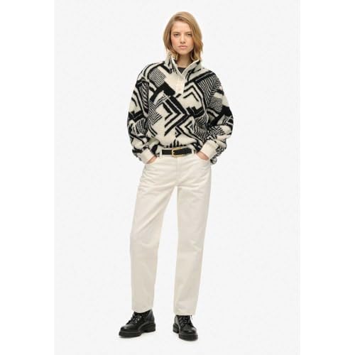 Pull Superdry Super Soft Printed Teddy Fleece US 8 - vue 9