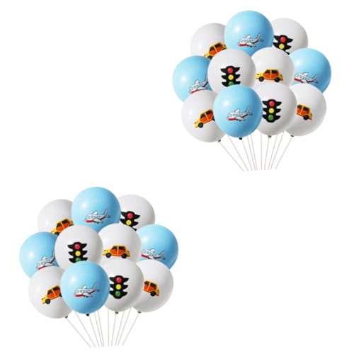 Ballons voiture en latex lumineux pour reussir l anniversaire theme course automobile