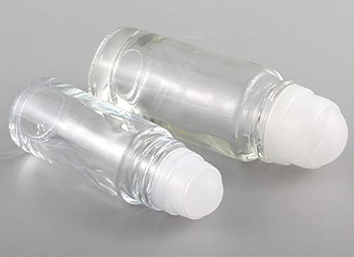 3 Packs Glass Roll On Bottles Deodorant Container Travel Diy Deodorant Bottles With Plastic Roller Balls For Lip Balm Lotion Sunscreen (50Ml) #TOP5
