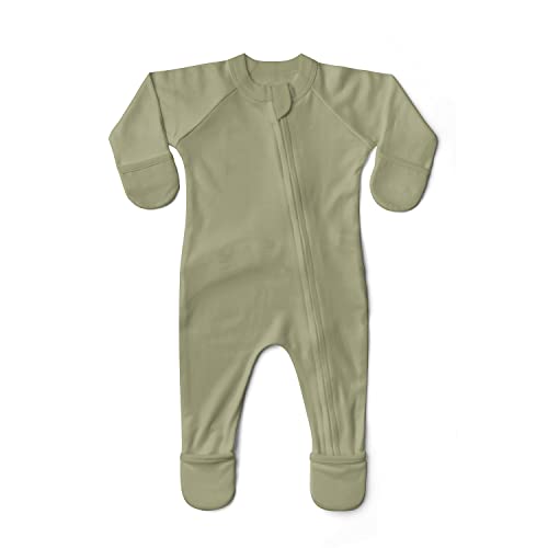 Image of goumikids 0-3m Artichoke Footie
