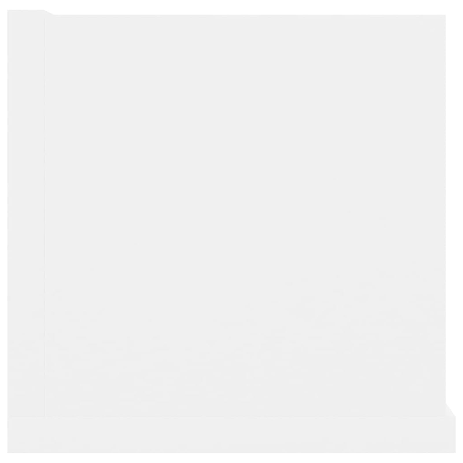 Leepesx Scaffale Porta CD a Parete Bianco 100x18x18 cm in Truciolato,Scaffale,Scaffale a Parete,Decorative Mensole per Camera da Letto,Soggiorno,Ufficio