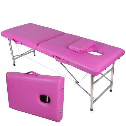 Camilla de Masaje Plegable Cama de belleza portátil profesional, cama de masaje plegable for tatuaje, SPA, salón de belleza personalizado, mesa de enfermería gruesa para Fisioterapia(Color-11)
