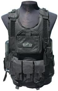 Gen X Deluxe Tactical Paintball Vest - Black