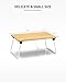 Ruxury Foldable Lap Desk Laptop Stand Bed Desk Table Tray, Breakfast Serving Tray, Portable & Lightweight Mini Table, Lap Tablet Desk for Sofa Couch Floor - Wood