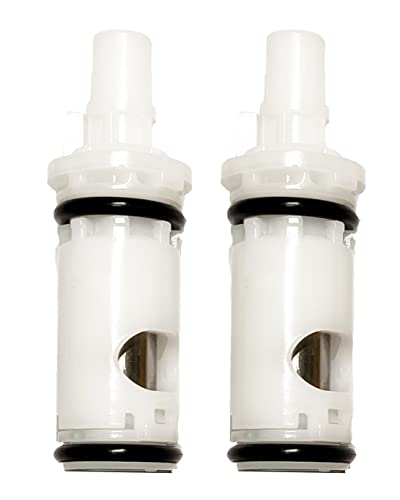 Jadiver GM 1224 1224B Cartridge Replacement Compatible with 2 Handle Faucets and Tub Showers, Durable Brass and Plastic -2 Pack - Thumbnail 2