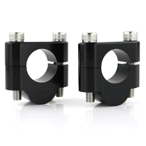 BDDXWSM Motorrad-Lenkererhöhung Für Ducati Hypermotard 1100 2008–2012, Lenkerhalterung, Klemmerhöhung, Höhenerhöhung Lenkerlift(Schwarz,20 mm)