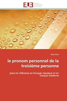 Paperback Le pronom personnel de la troisième personne [French] Book