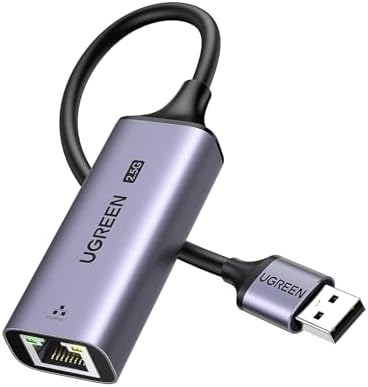 UGREEN 2.5G USB LAN Adapter Ethernet Adapter USB auf RJ45 Netzwerkadapter | USB auf Ethernet 2.5Gbps für NAS, Laptop, PC, Aluminiumgehäuse, kompatibel mit Windows 11/10/8, MacOS