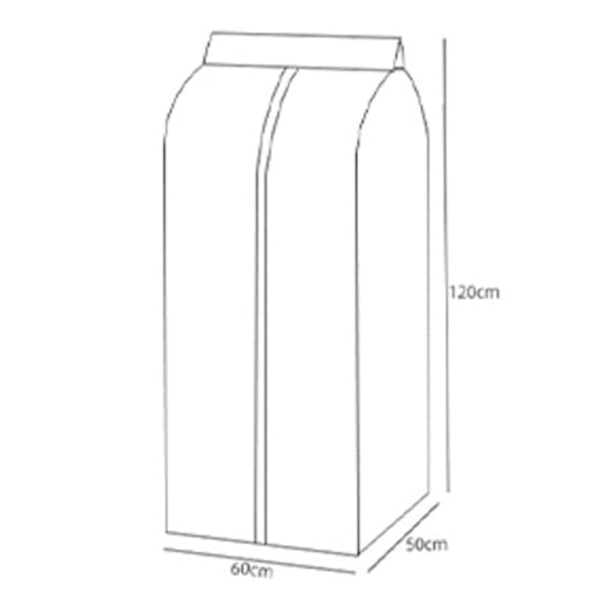 PEVA Hanging Clothes Storage Bag, Dustproof Garment Cover