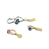 VICASKY 100 Blatt Kraftpapier Preisschilder Quadratisch Blanko Schmuck Etiketten Aufkleber zum Beschriften für Schmuckwaren und Warenkennzeichnung