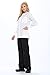 Natural Uniforms Warm Up Scrub Jacket-White-Large