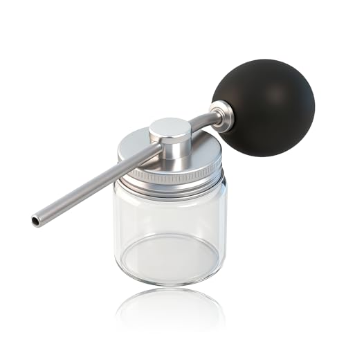 Multifunctional Powder Dispenser, Diatomaceous Earth Food Grade Bulb Duster, Hair Fiber Sprayer, Home Powder Applicator for Agriculture, Beauty, Food, Arts Applications (1)