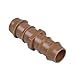 Arfun 20-Pack Drip Irrigation Barbed Coupling Fittings, Fits of 1/2”, 17mm .600” ID Drip Tubing