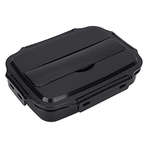 La mejor selección de Fiambreras los preferidos por los clientes. 49 Aislamiento Térmico Lunch Box Student 304 Acero Inoxidable Abs Separación Cantimplora con Compartimento Sellado Fast Food Box para Hebilla 3 Grids Lunch Boxes (Negro)