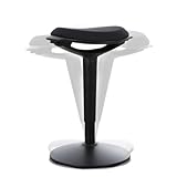 Comix Taburete oscilante de pie con altura ajustable de 57-72 cm. Taburete de...