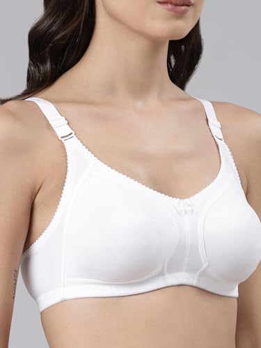 Image of Dollar Missy Pack of 2 Women's Combed Cotton Elastane Wire-Free Panelled Support Bra