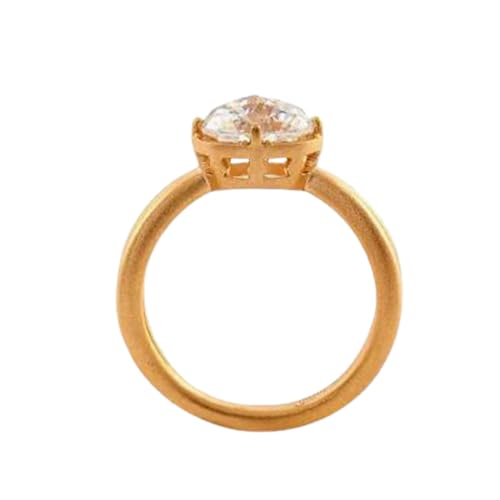 Bague en moissanite et argent sterling pour illuminer vos soirées