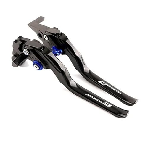 Levier de frein Maxsym TL500 bleu long en alu avec sélecteur de position ergonomique