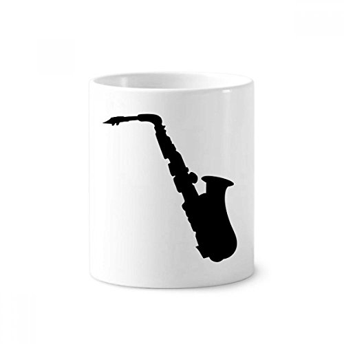 Support Saxophone en céramique pour brosses à dents afin de ranger votre salle de bain avec style
